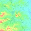 Chinampa de Gorostiza topographic map, elevation, terrain