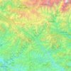 Baglung topographic map, elevation, terrain