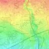 Pasian di Prato topographic map, elevation, terrain