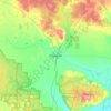 Heywood topographic map, elevation, terrain