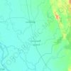 Tharrawaddy Township topographic map, elevation, terrain
