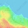 Glasthule topographic map, elevation, terrain
