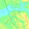 Hodgenville topographic map, elevation, terrain