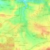 Pabianice topographic map, elevation, terrain