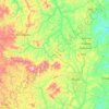 Huye topographic map, elevation, terrain