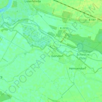 Gorsdorf topographic map, elevation, terrain