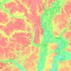 Лохвицька міська громада topographic map, elevation, terrain