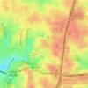 Fort McPherson topographic map, elevation, terrain