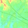 Forkland topographic map, elevation, terrain