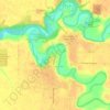 Red Lake Falls topographic map, elevation, terrain