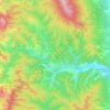 Mera topographic map, elevation, terrain