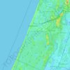 Zandvoort topographic map, elevation, terrain