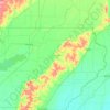 Clay County topographic map, elevation, terrain