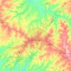 Maringá topographic map, elevation, terrain