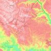 Đồng Văn District topographic map, elevation, terrain