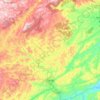 Cortês topographic map, elevation, terrain