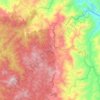 Nkomane topographic map, elevation, terrain