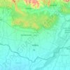 Saptari topographic map, elevation, terrain