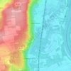 Dienheim topographic map, elevation, terrain