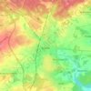 Lubin topographic map, elevation, terrain
