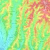 Grad topographic map, elevation, terrain