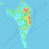 Phu Quoc Island topographic map, elevation, terrain