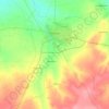 Potiskum topographic map, elevation, terrain