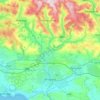 Ogmore River topographic map, elevation, terrain