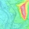 Weil am Rhein topographic map, elevation, terrain