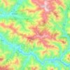 Ramechhap topographic map, elevation, terrain