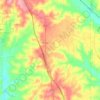 Pine Level topographic map, elevation, terrain