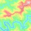 Machio topographic map, elevation, terrain