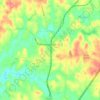 Hogansville topographic map, elevation, terrain