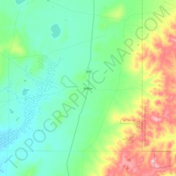 Edillilie topographic map, elevation, terrain