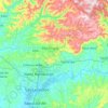 Vale dos Sinos topographic map, elevation, terrain