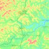 Xexéu topographic map, elevation, terrain