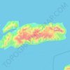Pulau Alor topographic map, elevation, terrain