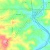 Mammoth Spring topographic map, elevation, terrain