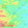 Timbaúba topographic map, elevation, terrain