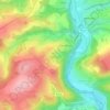 Kinzenburg topographic map, elevation, terrain