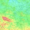 Sachsen-Anhalt topographic map, elevation, terrain