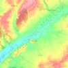 Valderas topographic map, elevation, terrain