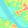 Cannelton topographic map, elevation, terrain