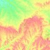 Bullock County topographic map, elevation, terrain