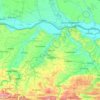 Pleven topographic map, elevation, terrain