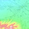 Samarkand District topographic map, elevation, terrain