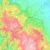 Tangmarg topographic map, elevation, terrain