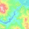 Apache Lake topographic map, elevation, terrain