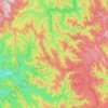 Cambarville topographic map, elevation, terrain