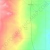 Brooks County topographic map, elevation, terrain